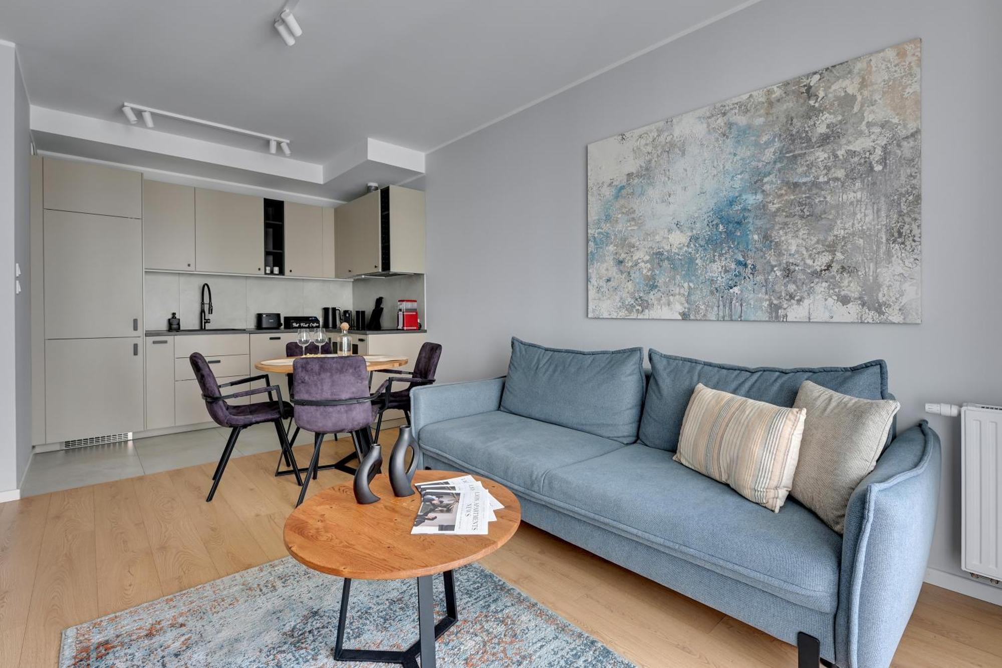 Leilighet Porto Mare Letnica Gym & Parking By Lion Gdańsk